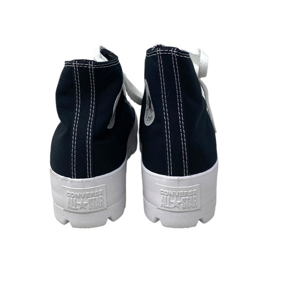 Converse Ctas Lugged Shoes Canvas Women Black White Casual Custom 571211C-WTBLBL - Picture 4 of 7